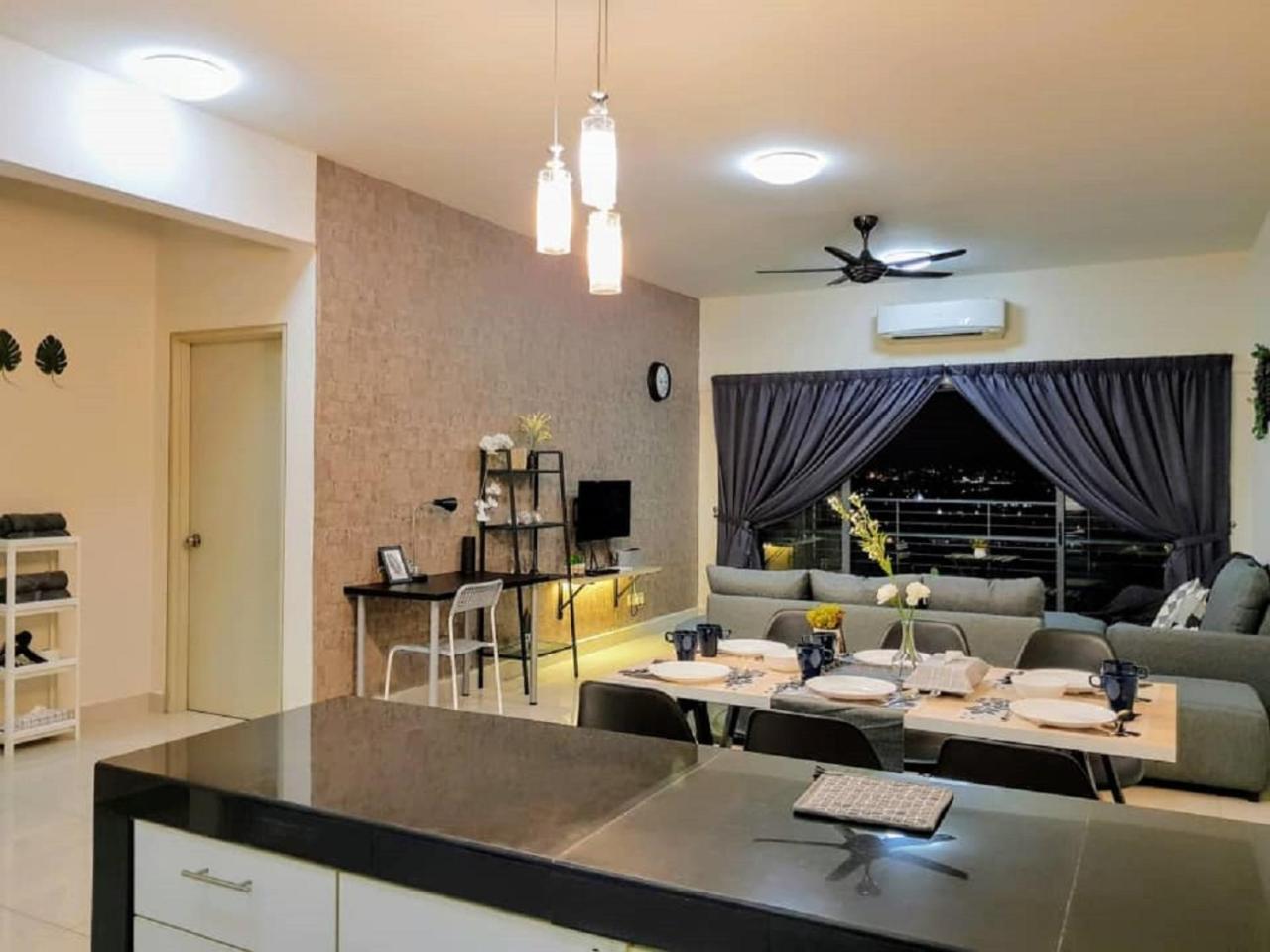 Puchong 8-12 Pax 5Min Lrt Cozy Apartment Ioi Mall Luaran gambar